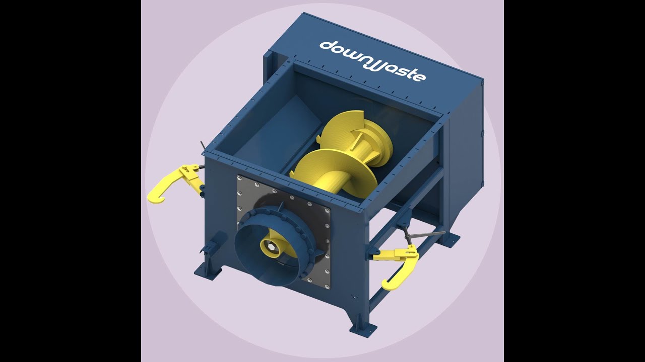 Downwaste Screw Compactor, Waste Compactor