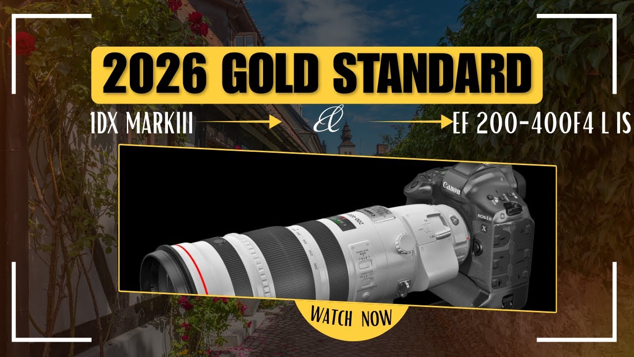 Идеальный комплект телеобъектива для цифровой зеркальной камеры: Canon 200-400L IS + 1DX Mark III...