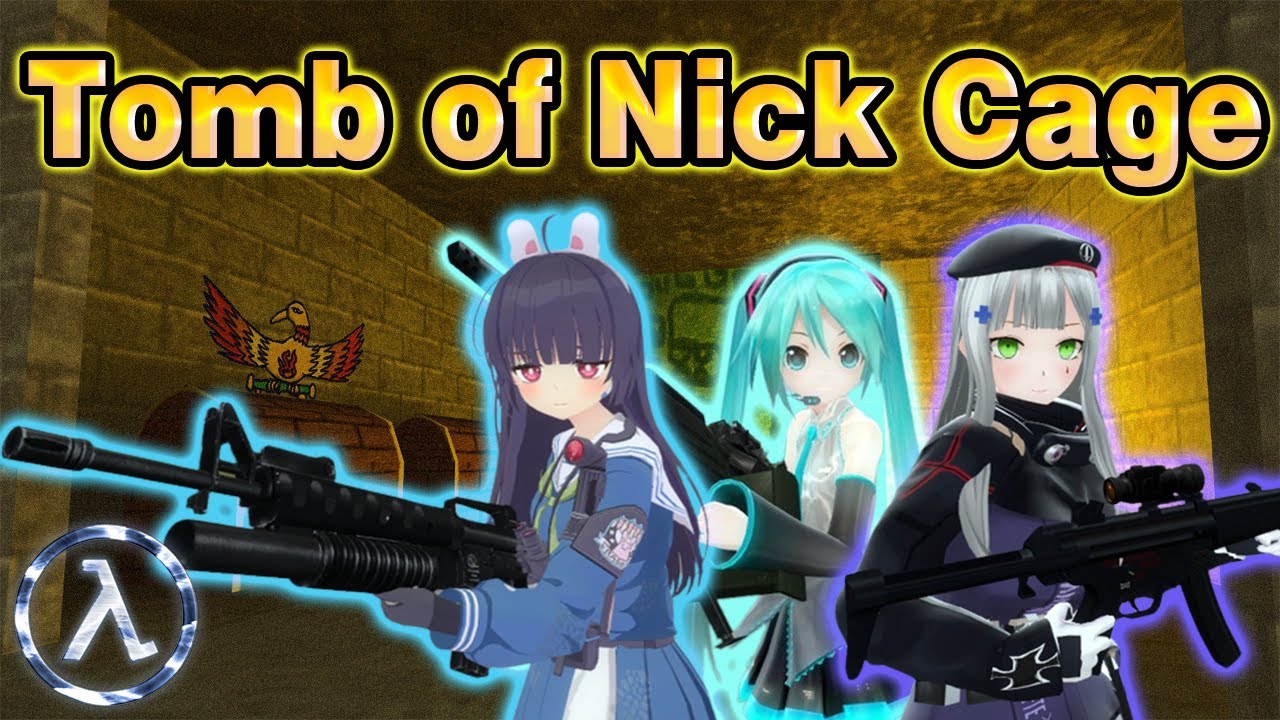 [Vtuber] ★New Map ★ Sven Co-op : Tomb of Nick Cage 【 3 player party / Walkthrough 】