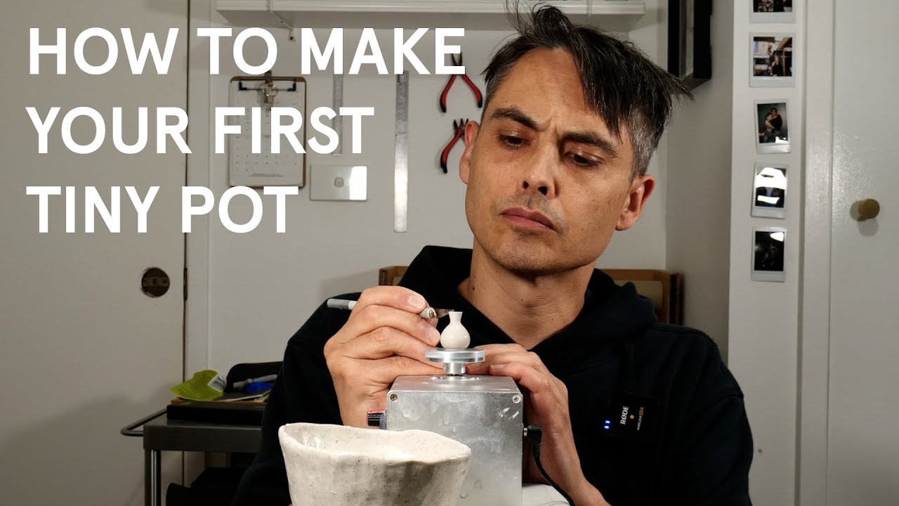 A Beginner's Guide to Making Miniature Pottery on a Miniature Wheel