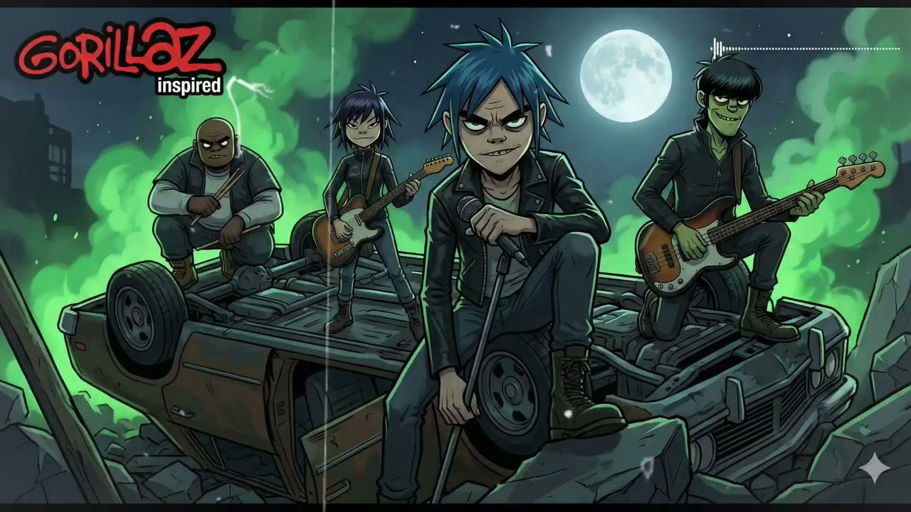 Kill Bill [UNDERGROUND] – Psycho Album REBOUND – Gorillaz Inspired AI Remix | Trip-Hop, Alt Hip-Hop