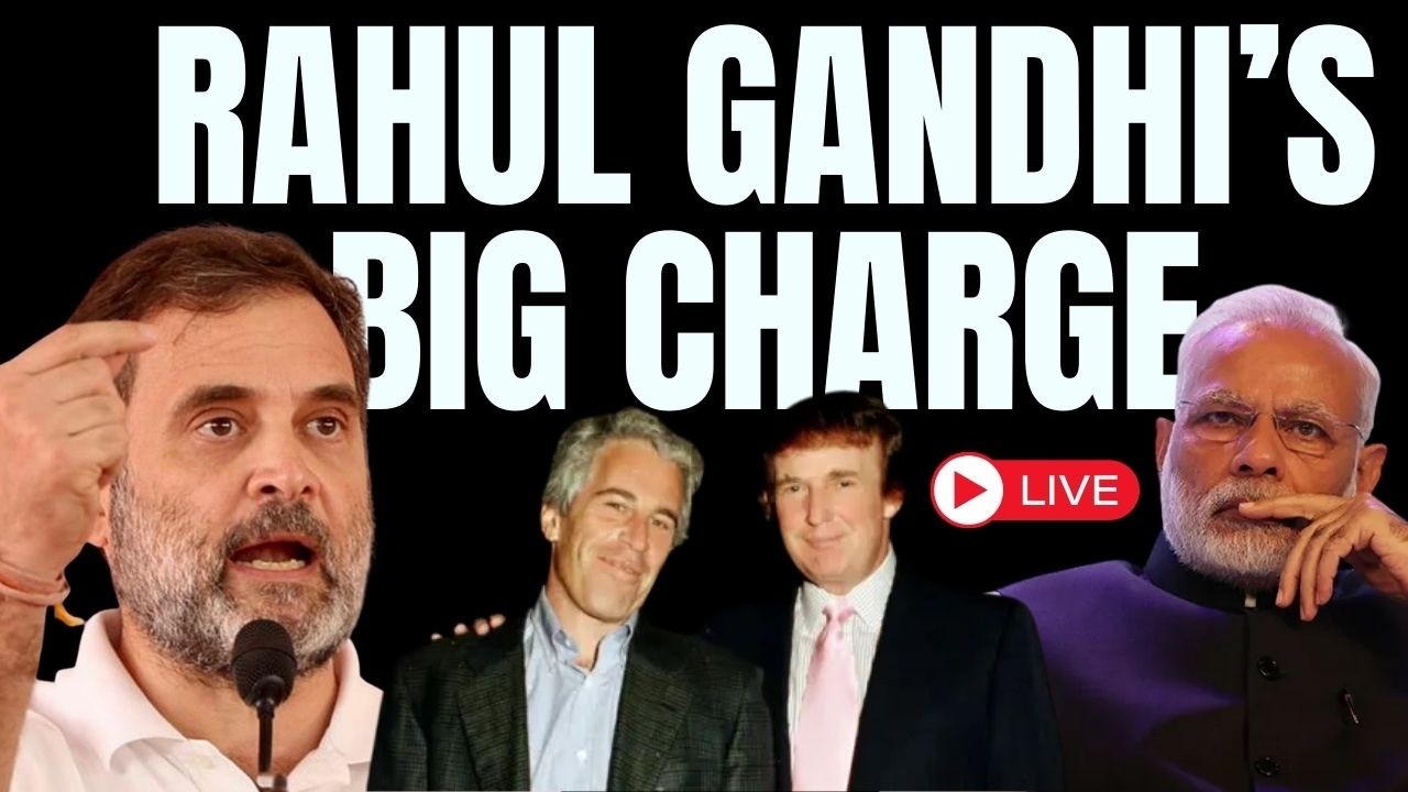 LIVE | Rahul Gandhi Mounts Scathing Attack On Modi | From Epstein To Trade Deal With Trump & More