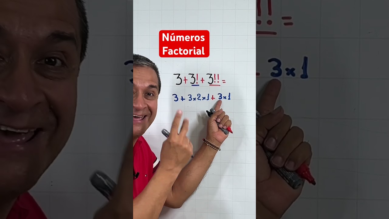 Operaciones con números factorial 