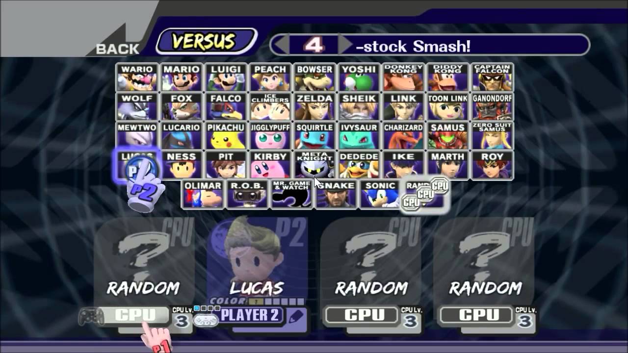 SSBB -  Melee Announcer Demonstration