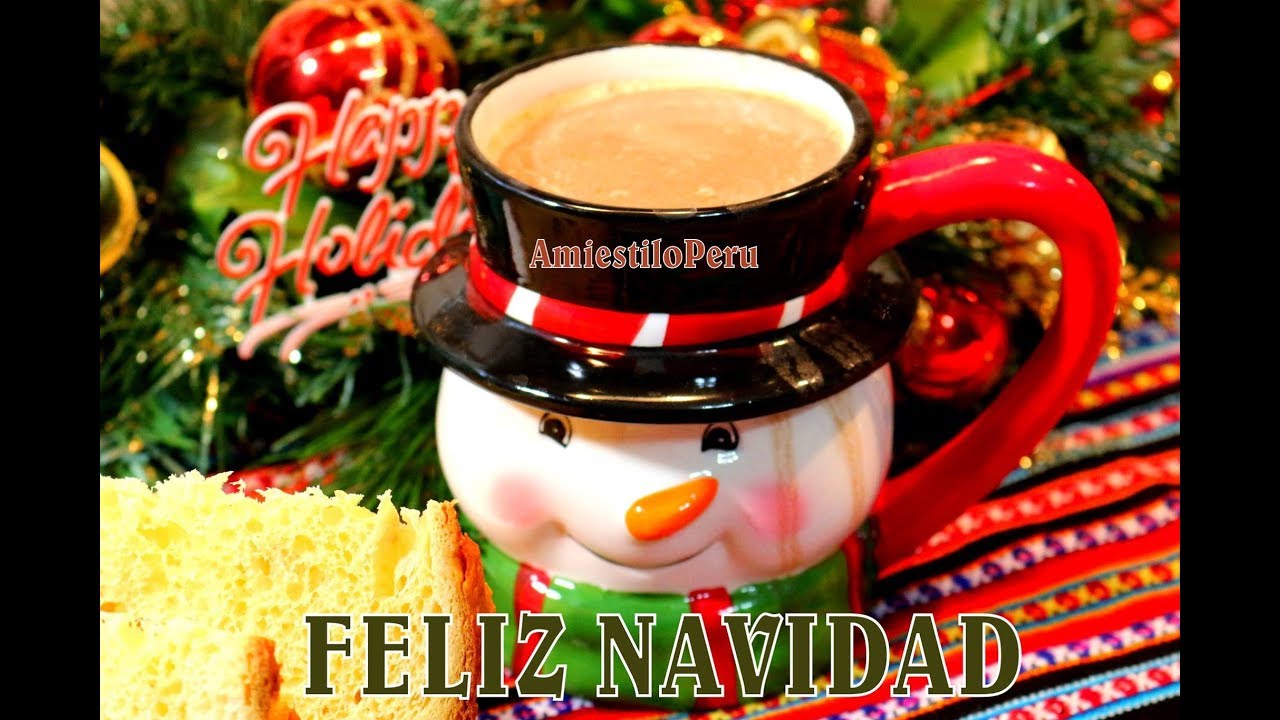 CHOCOLATE NAVIDEÑO  AmiestiloPeru2017