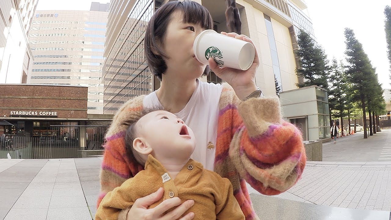 새옷, 공원에서 빵&집에서 요리 | 일본 일상 브이로그