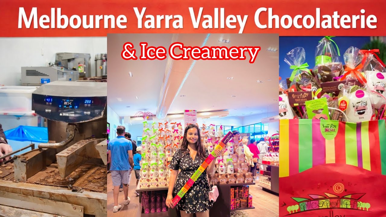 Melbourne Yarra Valley Chocolaterie & Ice Creamery🧁Vlog/Free Chocolate Tasting & Chocolate Shopping🍫