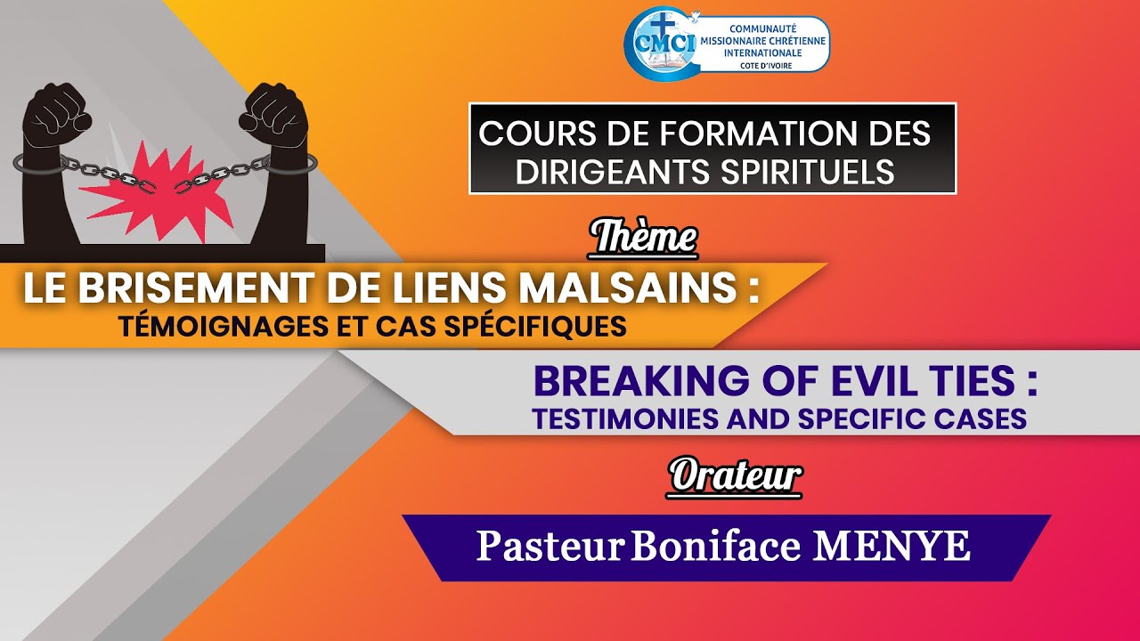 LE BRISEMENT DE LIENS MALSAINS : TEMOIGNAGES ET CAS SPECIFIQUES - TESTIMONIES AND SPECIFIC CASES