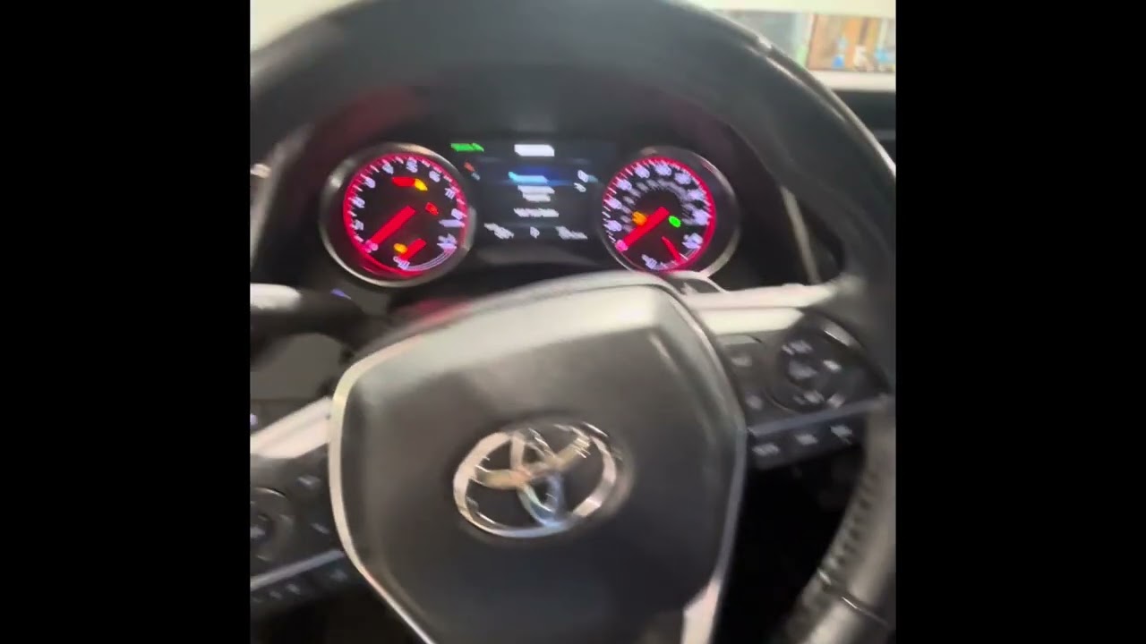 2018 Toyota Camry brake maintenance mode