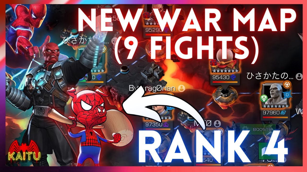 7-Star Rank 4 Spider Ham vs. The New Alliance War Map - Disintegration, Safeguard and MORE! - MCOC
