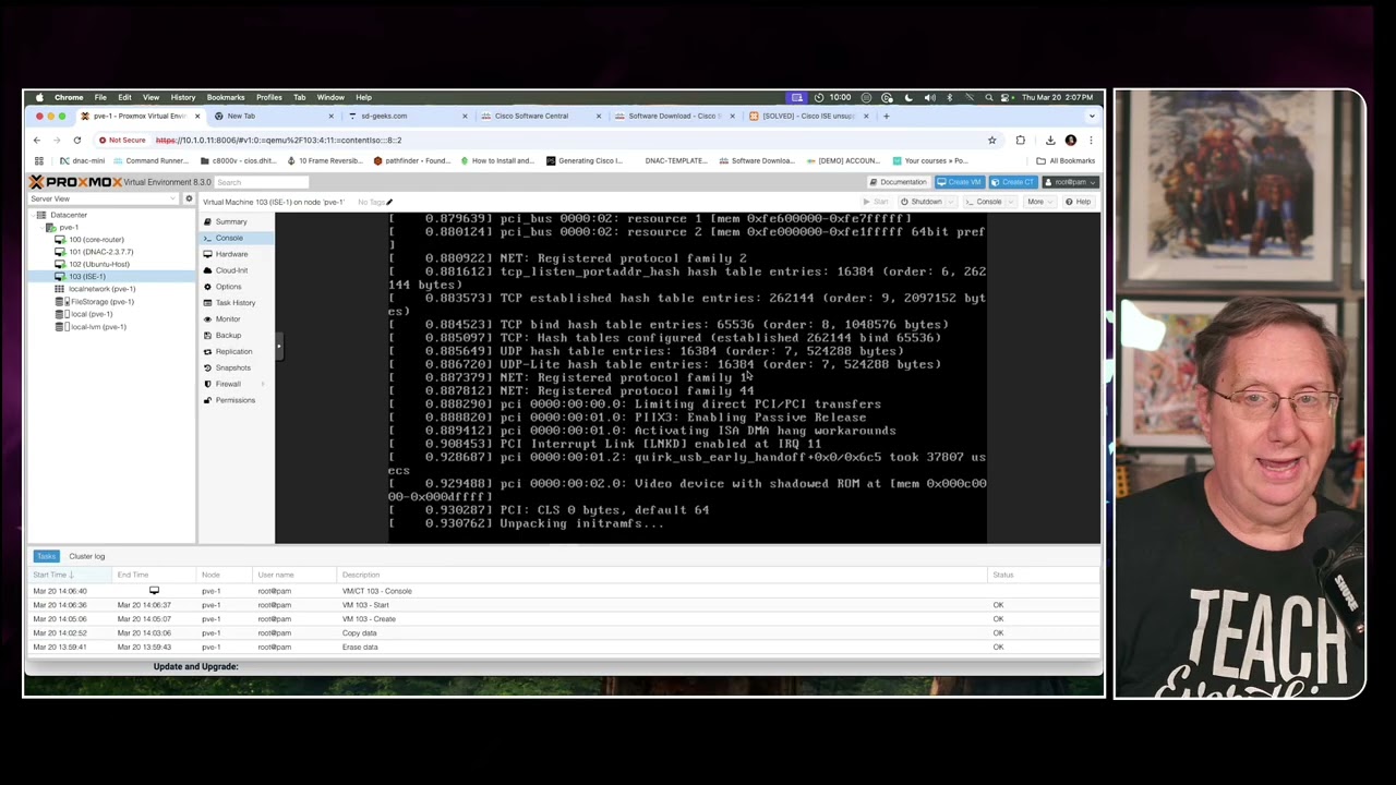 CCIE Enterprise Home Lab Build: ISE inside Proxmox