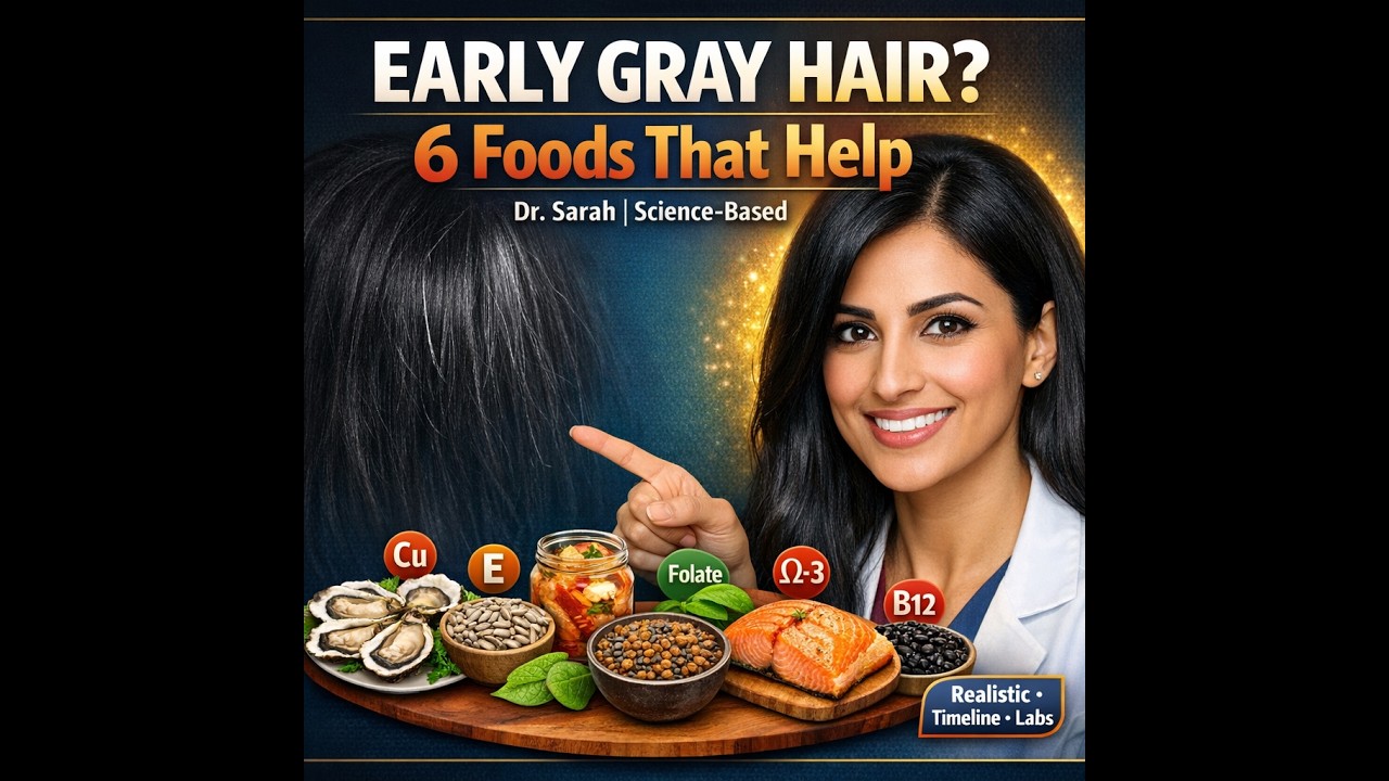 Gray Hair Too Early? These 6 Foods Are What You're NOT Eating!