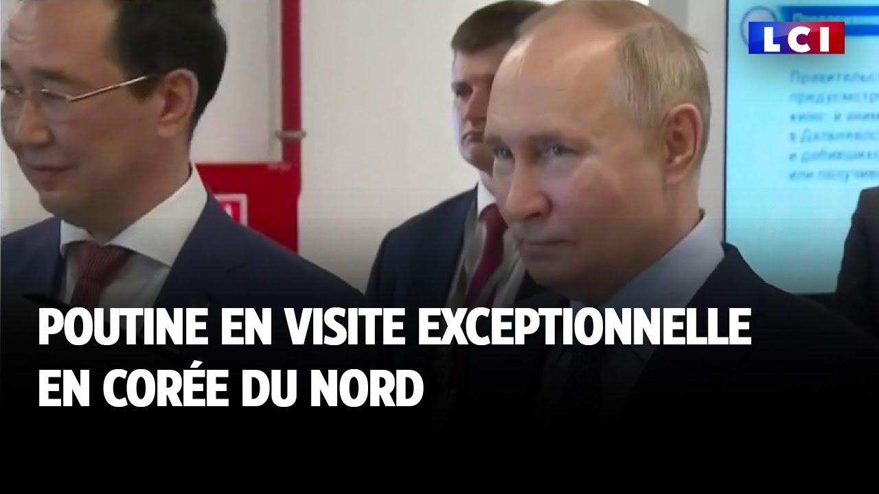 Poutine en visite exceptionnelle en Corée du Nord