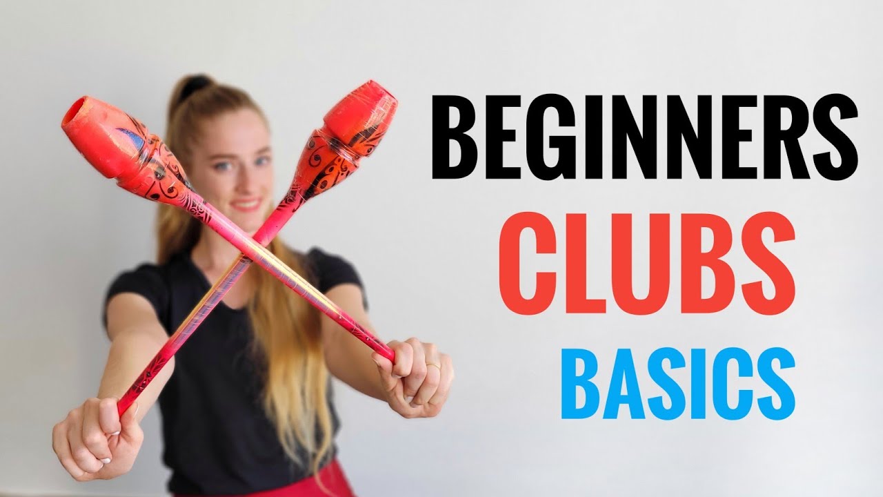 Clubs Basics for kids & beginners - Basic apparatus handling with the clubs for rhythmic gymnastics