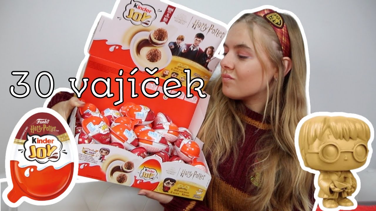 Rozbaluji 30 Harry Potter KinderJoy vajíček  /LEA