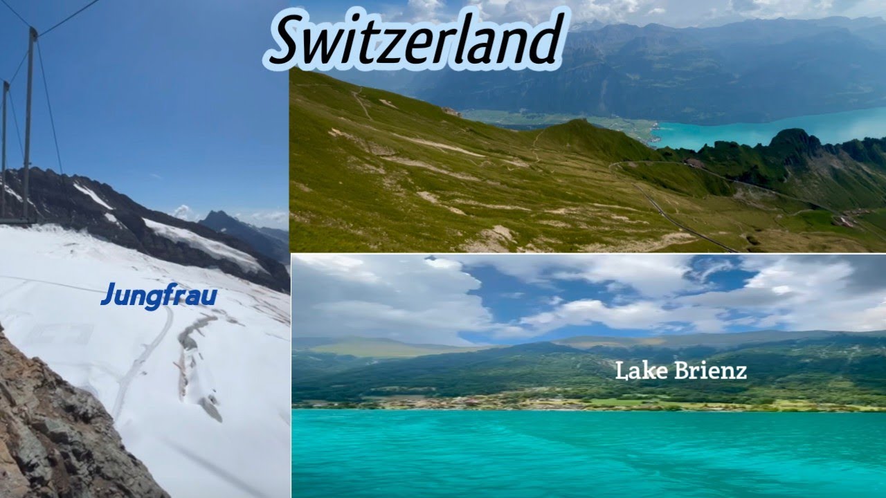 Places to Visit In Switzerland #jungfrau #lakebrienz #topofeurope Tourist places in Switzerland 