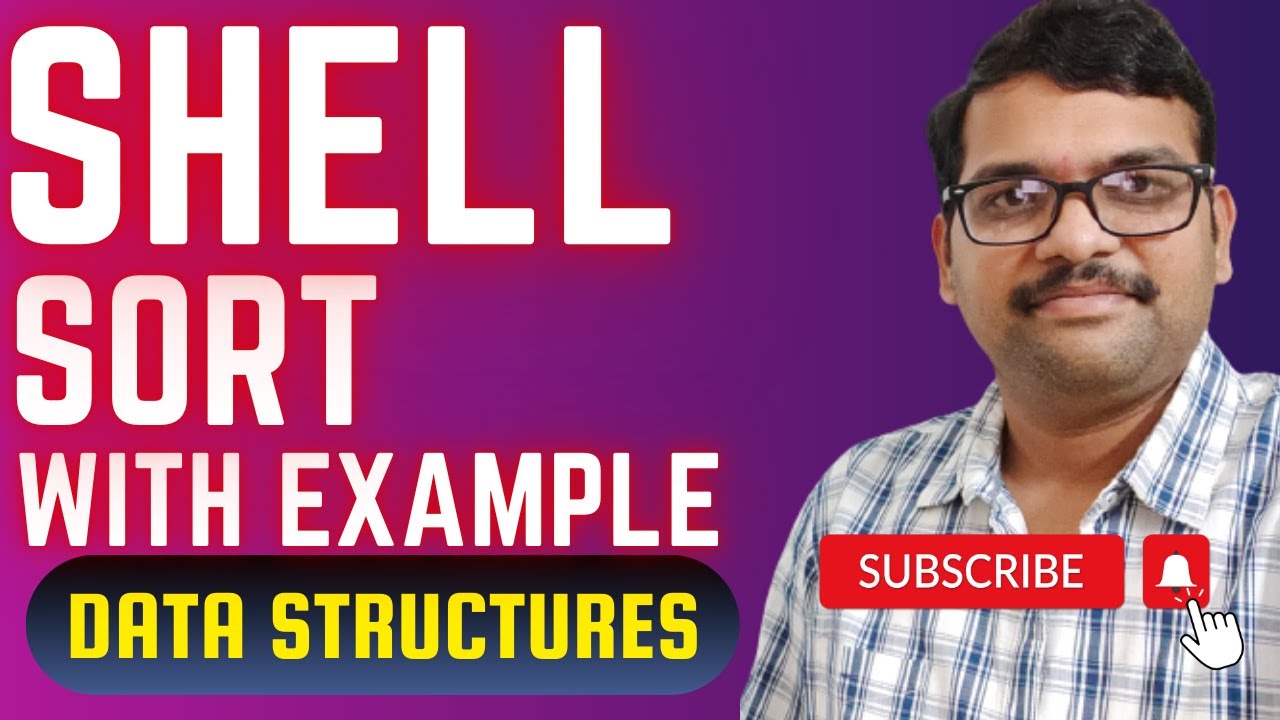DS_31Shell Sort Algorithm | Step-by-Step Explanation with Example | DSA using C