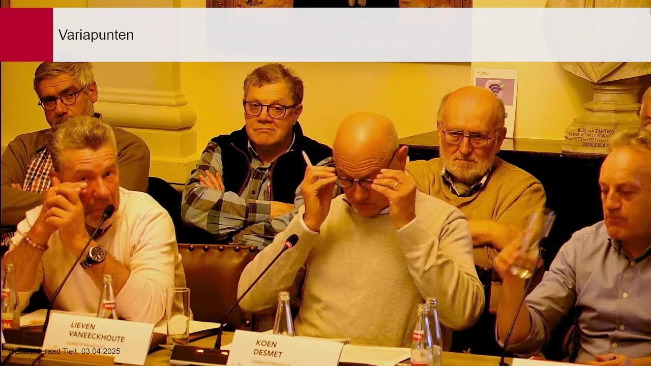 Gemeenteraad 3 april 2025