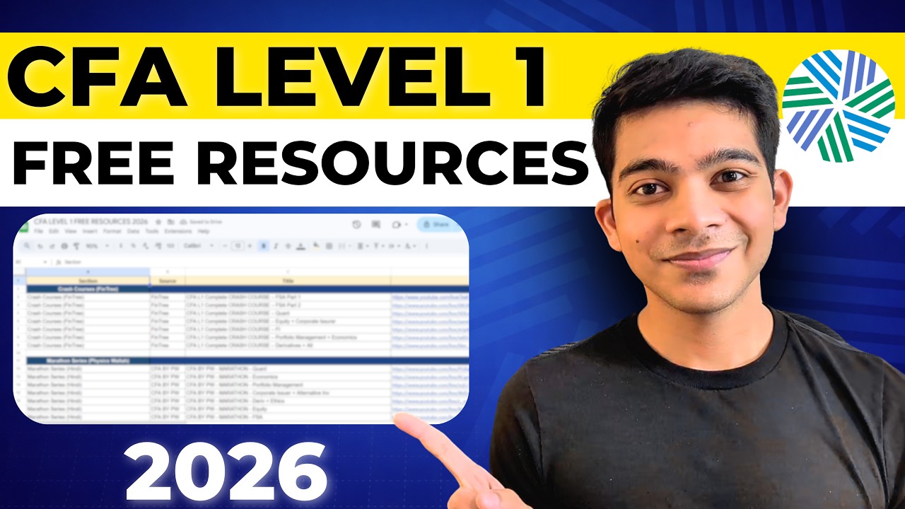 Бесплатные ресурсы для подготовки к CFA Level 1 2026 | Лучшие бесплатные лекции на YouTube, интен...