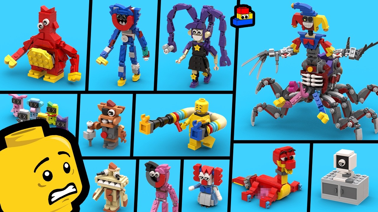 How to Build Poppy Playtime 5 LEGO Minifigures