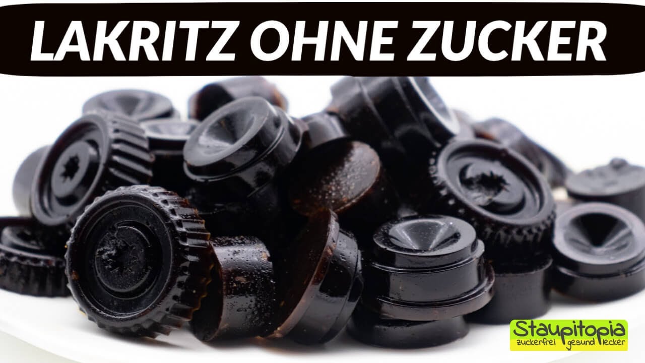 Lakritz selber machen ohne Zucker I Low Carb Süßigkeiten Rezepte ohne Zucker