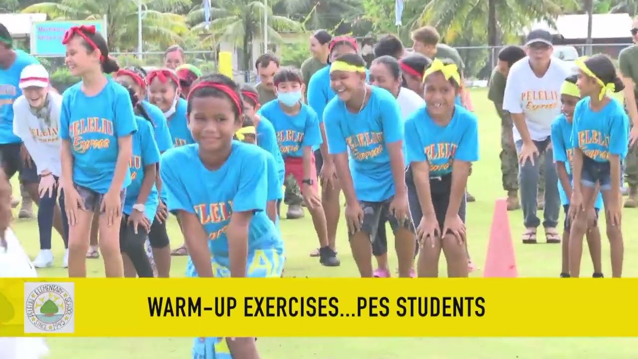 Peleliu Elementary School | Undokai December 2022 | with U. S. Marine