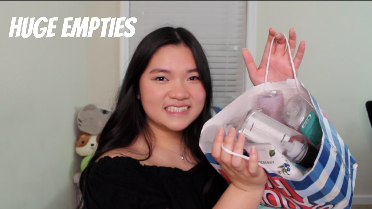 MASSIVE BATH & BODY WORKS AND VICTORIAS SECRET EMPTIES | SPRING PROJECT USE IT UP FINALE!