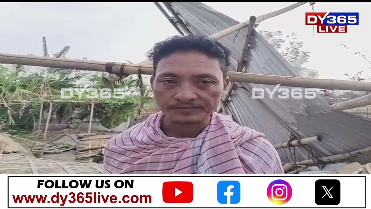 ৰাজ্যৰ ভিন্ন প্ৰান্তৰ লগতে লংকাটো ধুমুহা-বৰষুণৰ তাণ্ডৱ৷