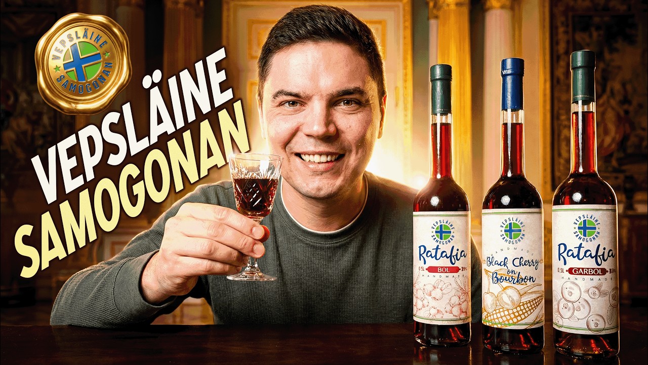 Алтайский Винокур дегустирует Ратафии VEPSLÄNE SAMOGONAN 🍷🔥 Ратафия, настойка, самогон