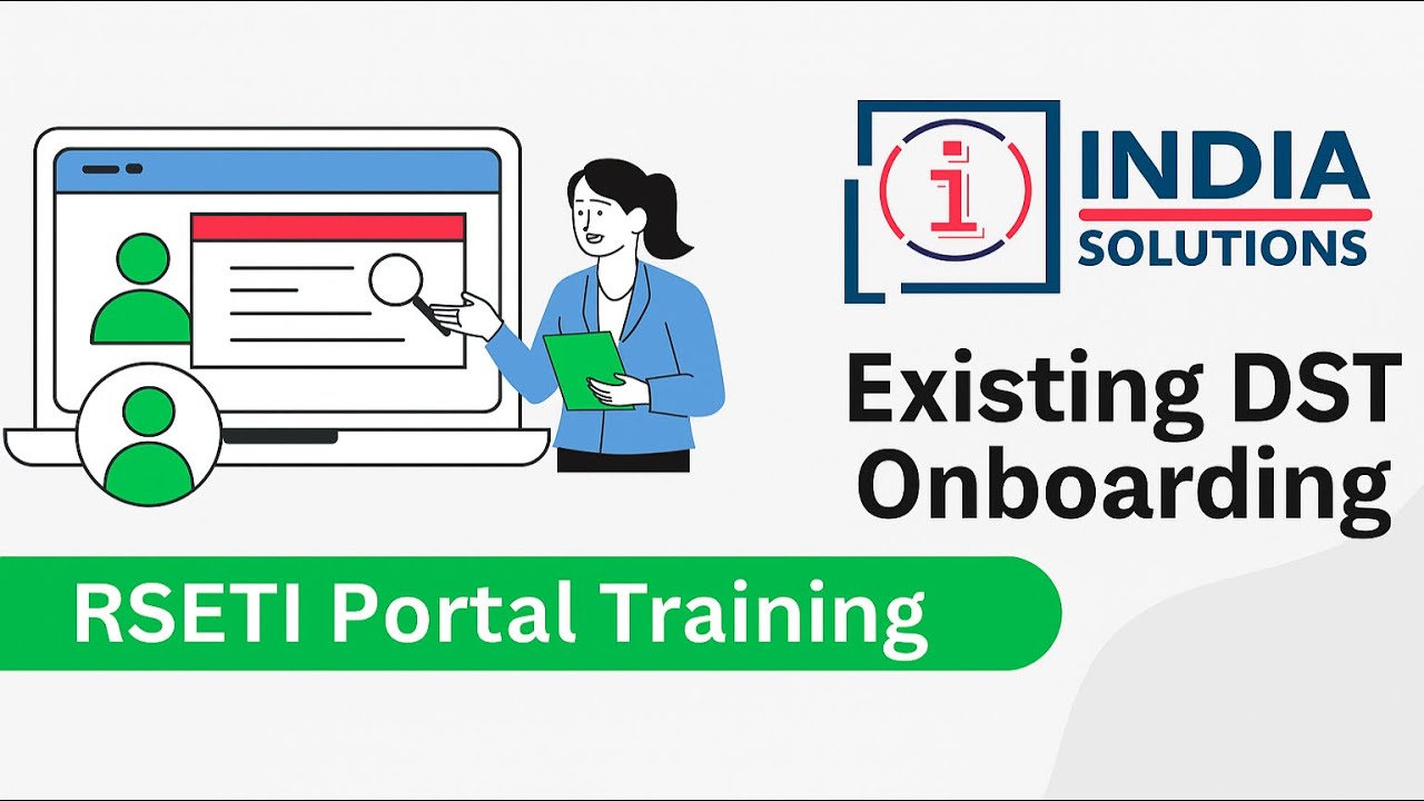 Existing DST Onboarding in the RSETI Portal Step-by-Step Tutorial