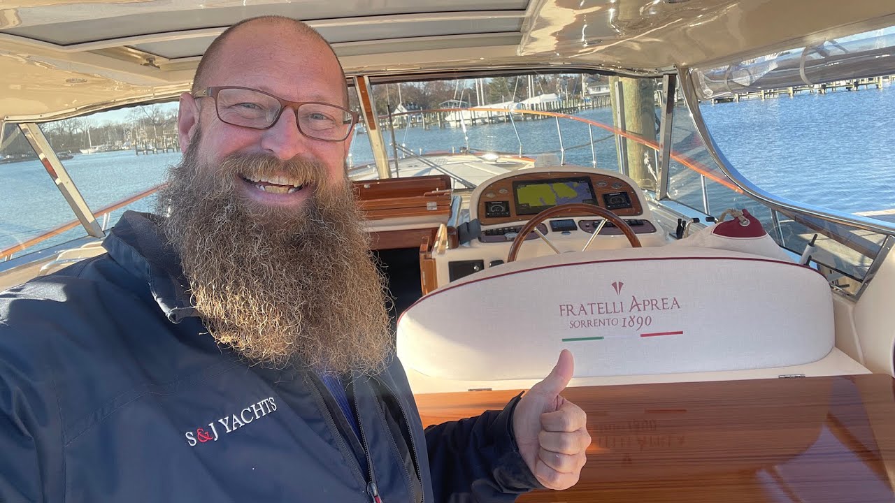 Walkthrough tour of a NEW Fratelli Aprea Sorrento 36, with Sea Trial!