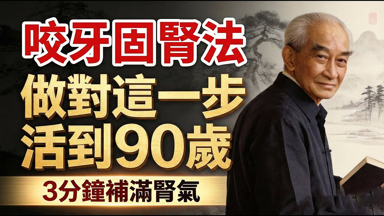 南懷瑾：為什麼男人比女人短命？因為你上廁所時嘴巴沒閉緊！道家不傳之祕「咬牙固腎法」，小便做對這一步，活到90歲還是一條龍！每天做對這個「小動作」，攝護腺問題全消，精氣神倒流回春！#南懷瑾