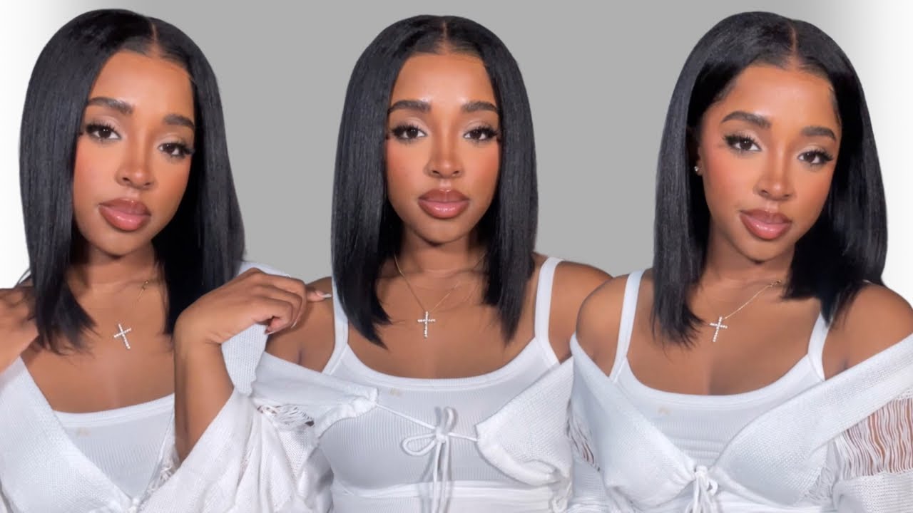 Pre Everything! Super Natural Kinky Straight Bob Beginner Friendly Ft Nadula Bob