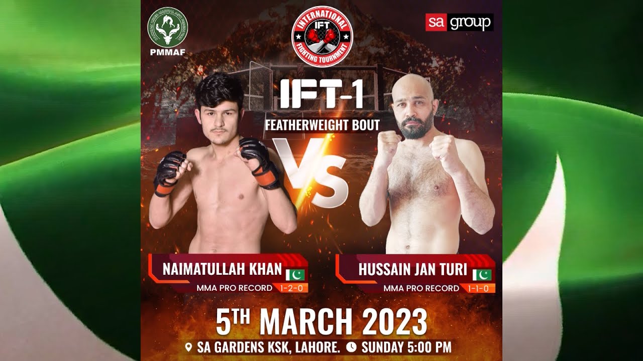 NAIMATULLAH KHAN vs HUSSAIN JAN TURI- International Fighting Tournament season 1 (pro Fight)