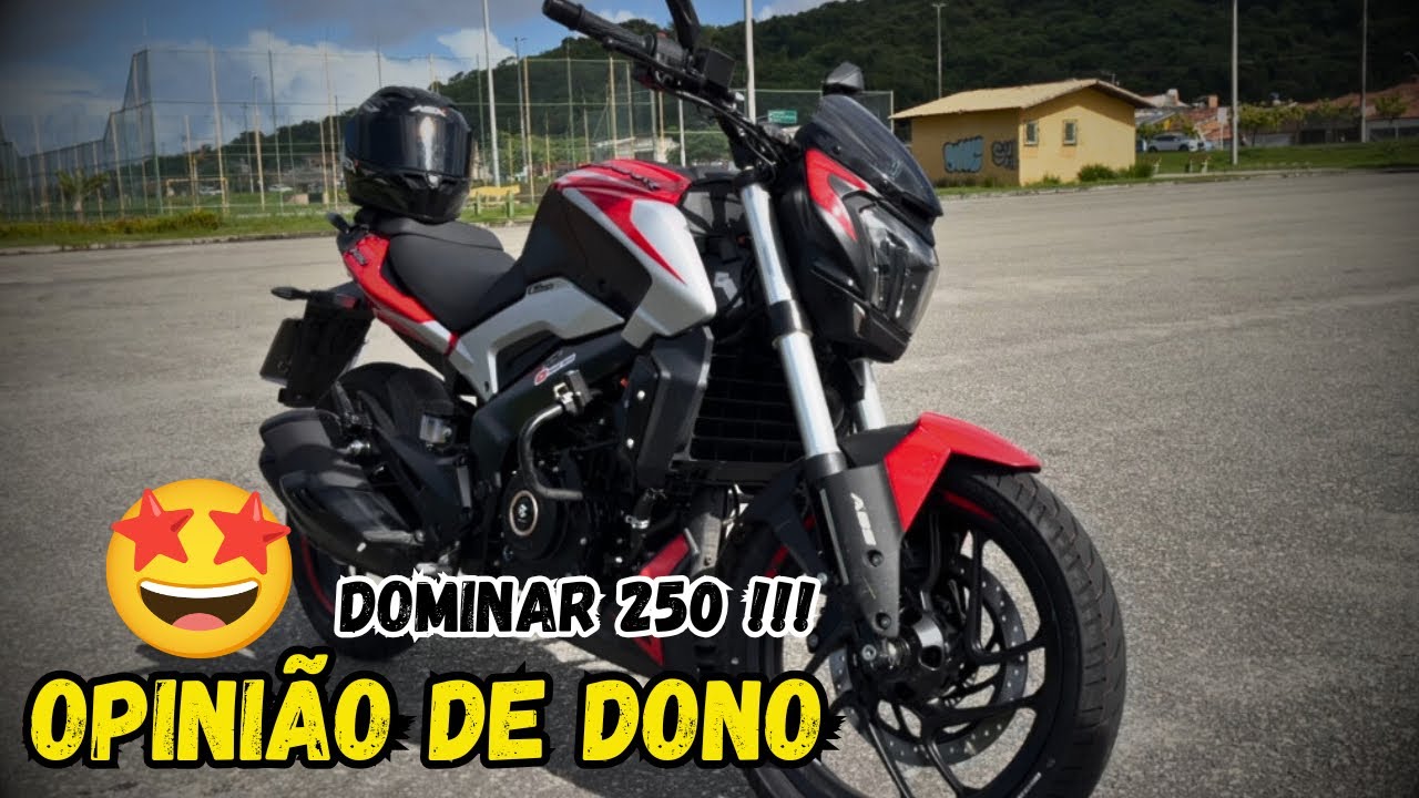 🔥DOMINAR 250 da Bajaj em detalhes | Opinião do DONO.