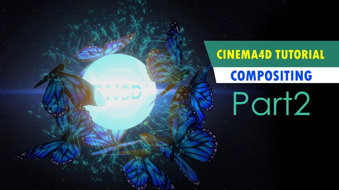 Butterfly Dynamics 3D Animation | After effects Tutorial | Compositing #2