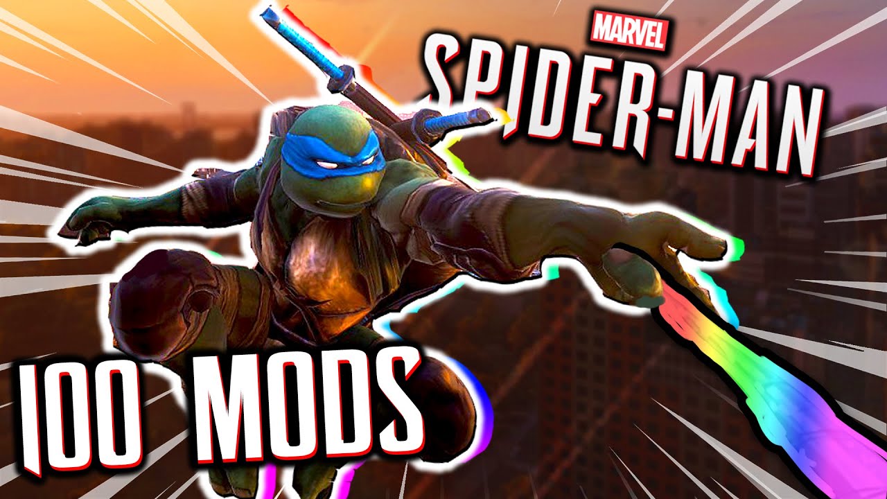 Я скачал 100 модов для Marvel's Spider-Man!