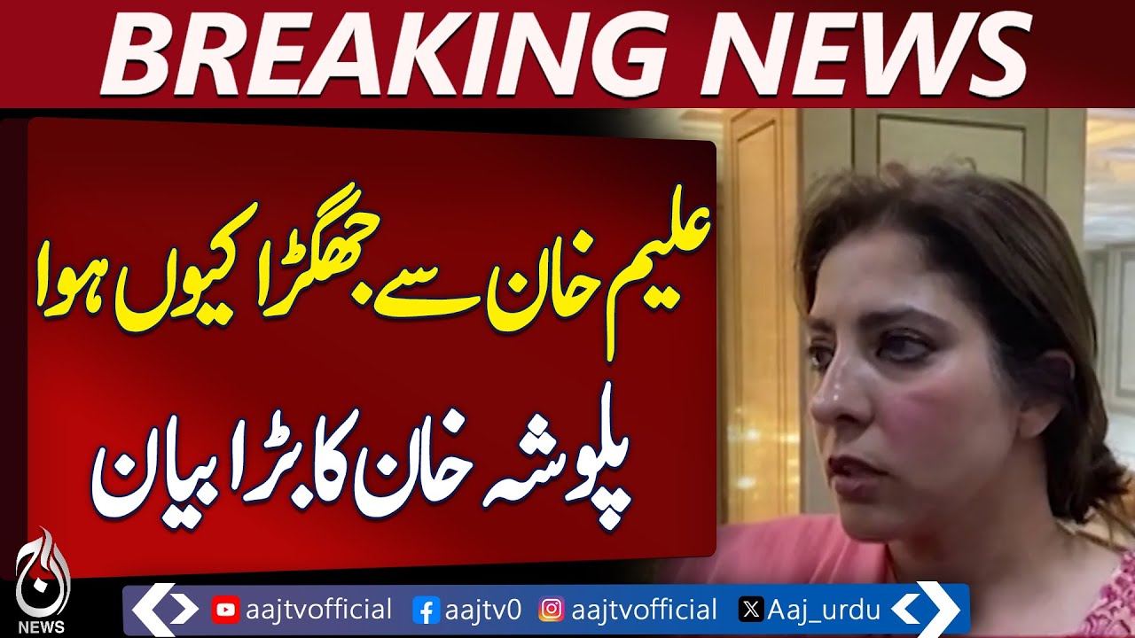 Aleem Khan Dispute | Pulwasha Khan Statement | Political Tension Pakistan