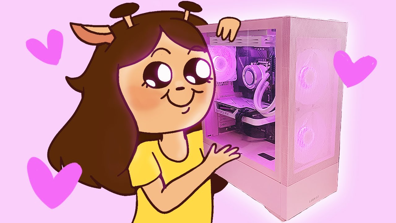 Building My Pink PC - (vlog & desk plans)
