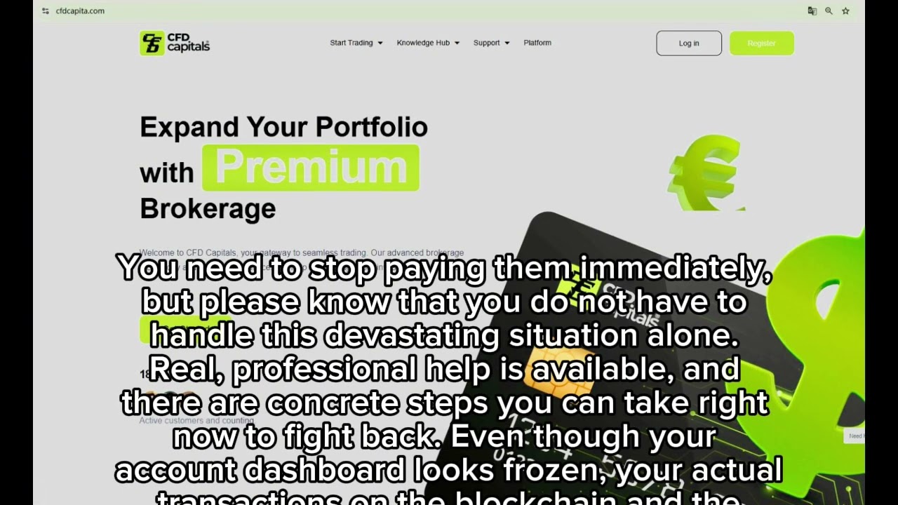 🚨 CFD CAPITALS SCAM WARNING: Trapped Withdrawals and Fake Fees (EXPOSED)