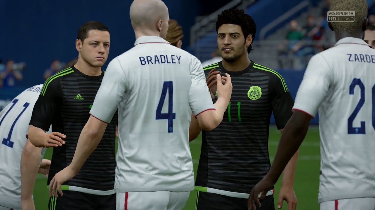 FIFA 16 | United States vs Mexico - Full Gameplay (PS4/Xbox One)