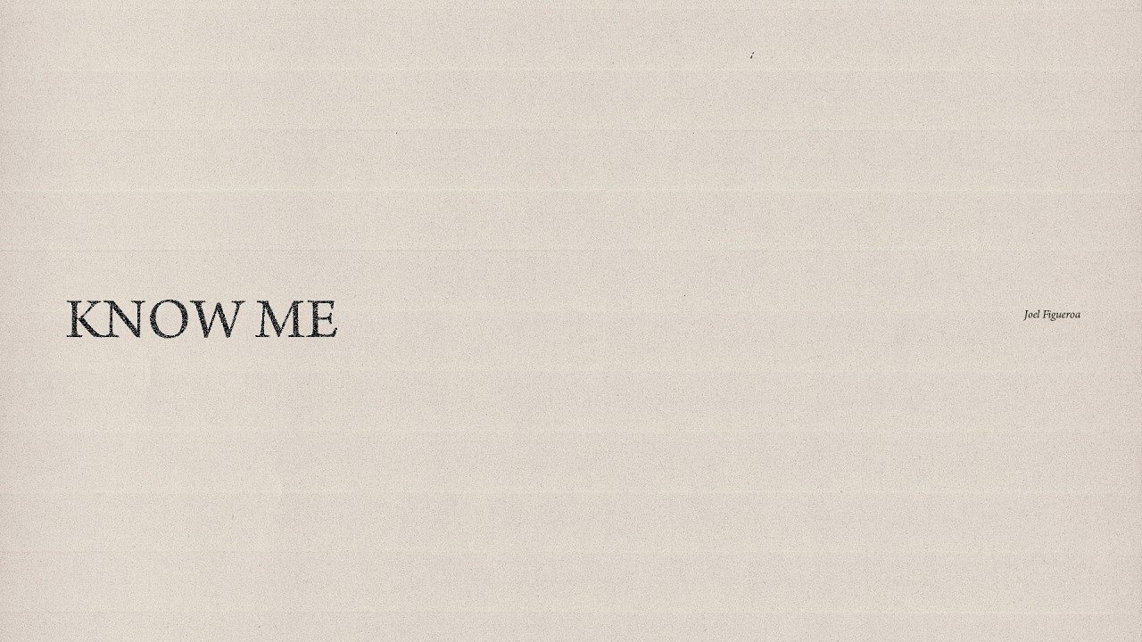 Know Me (Lyric Video)