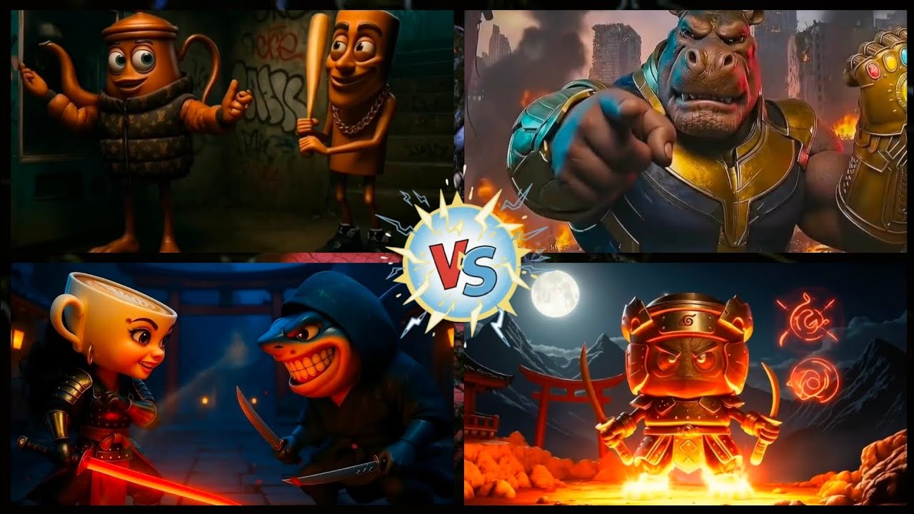 BRAINROT RAPPER 🆚 BRAINROT AVENGER 🆚 BRAINROT SAMURAI 🆚 BRAINROT RANGER | TILES HOP