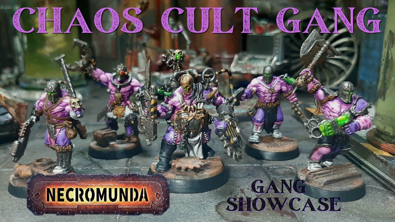 Necromunda gang showcase: Slannesh Chaos helot cult -The Sires of Cruelty
