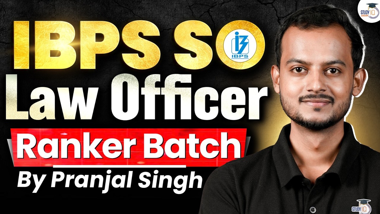 IBPS SO Law Officer 2026: Complete Preparation Strategy | Ranker Batch by  Pranjal Singh