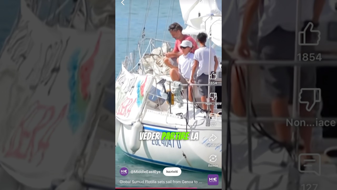Spiego la @GlobalSumudFlotilla a Catone
