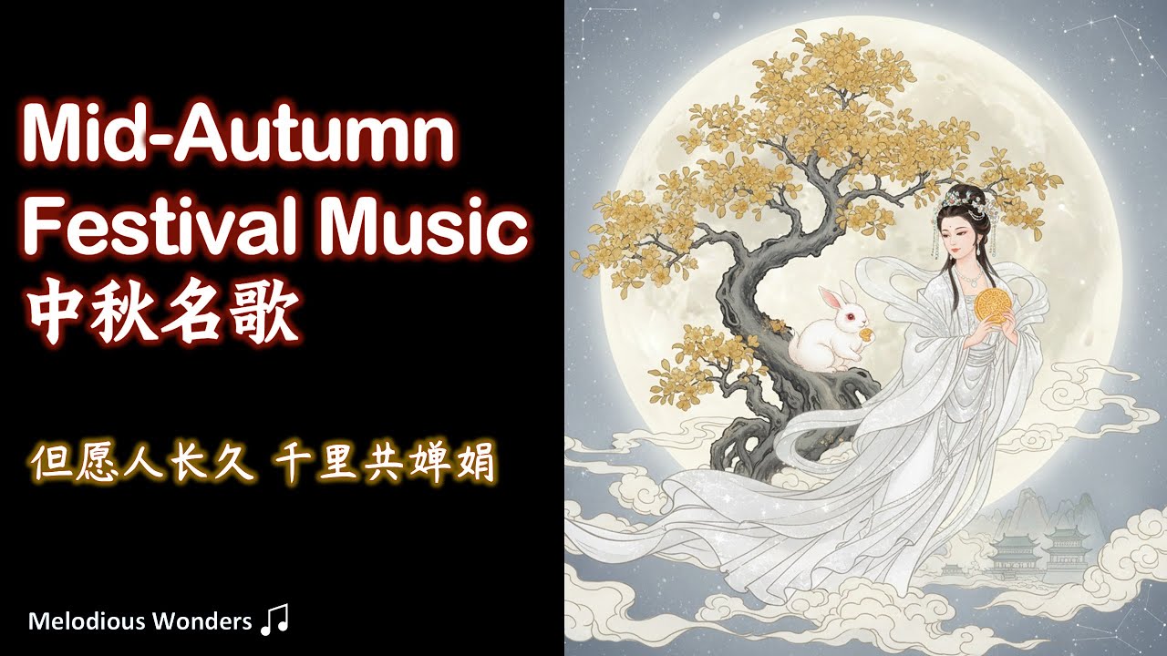 🌕 Melodies of the Moon｜Mid-Autumn Festival Music for Reunion 🌕 月之旋律｜中秋之夜的宁静与团圆 