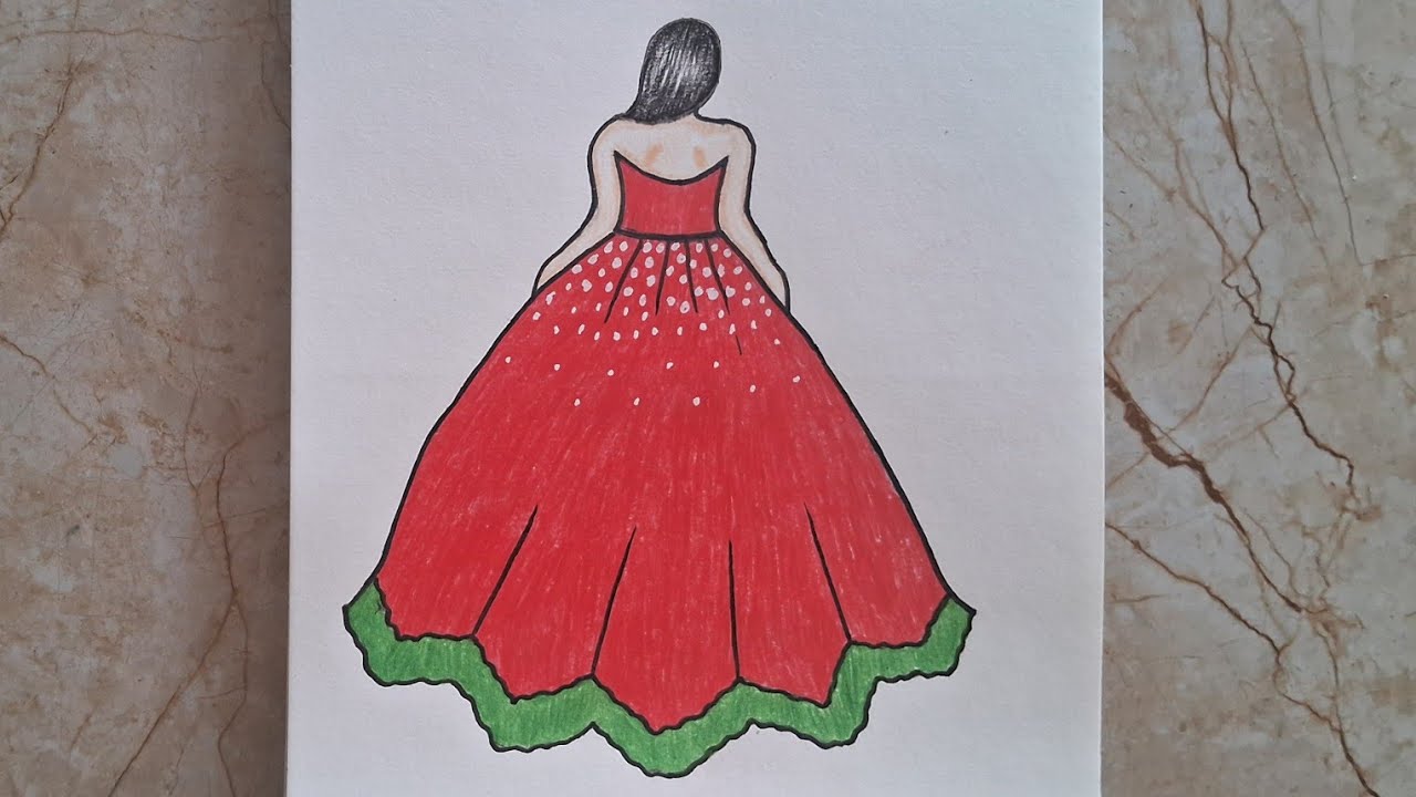 Easy girl drawing step by step beautiful drawing #girl #viralvideo #tirendingvideo 