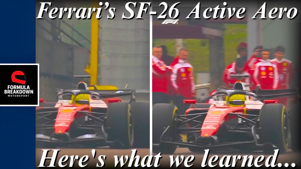 Ferrari's SF-26 Active Aerodynamics - What We Learned 