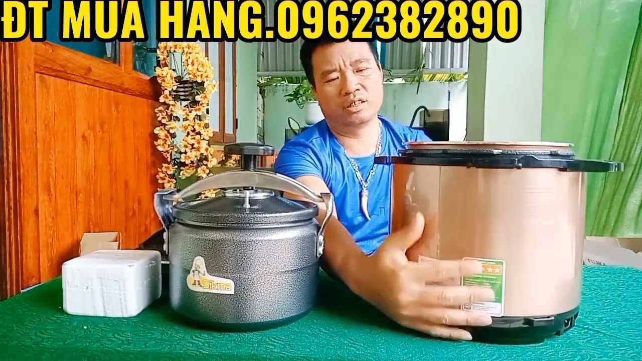 NỒI NẤU ÁP XUẤT BẾP GAS VÀ NỒI ÁP XUẤT ĐIỆN 5L 6L NẤU ĐA CHỨC NĂNG 